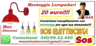 zoom immagine (Montaggio lampadario Roma Spinaceto 20 euro)